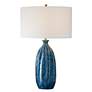 2_Uttermost Bixby 28 3/4" Coastal Modern Blue Ceramic Table Lamp