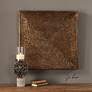 5_Uttermost Blaise 31 1/2" Square Bronze Metal Wall Art more views