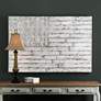 Uttermost Blanco 60" Wide 3-Dimensional Canvas Wall Art