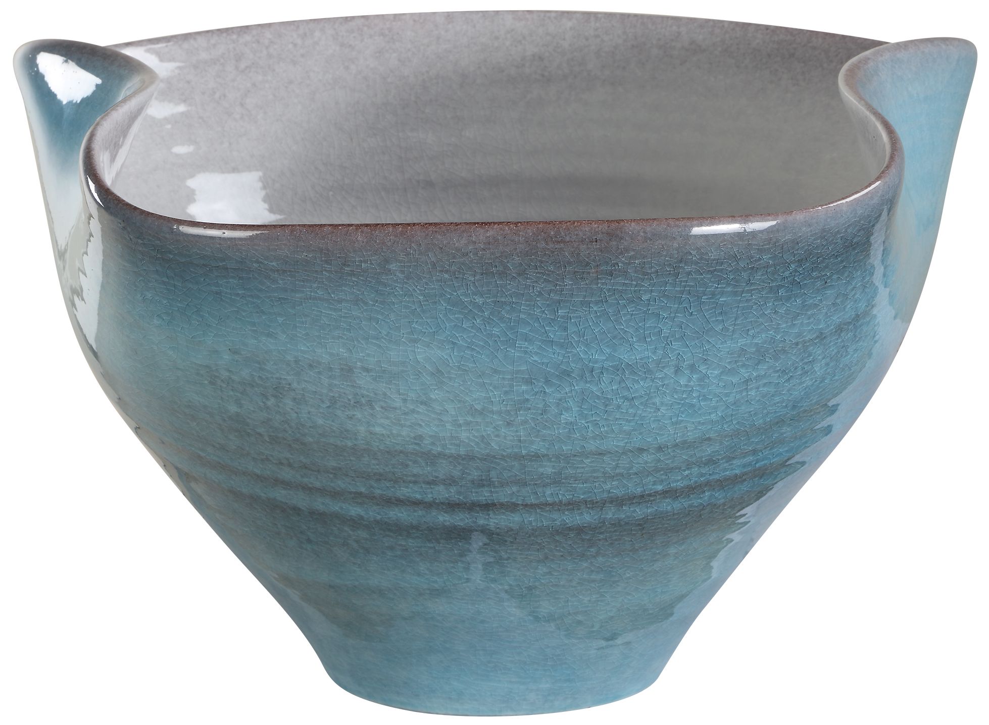 Image 5 Uttermost Blue Crest  Porcelain Bowl more views