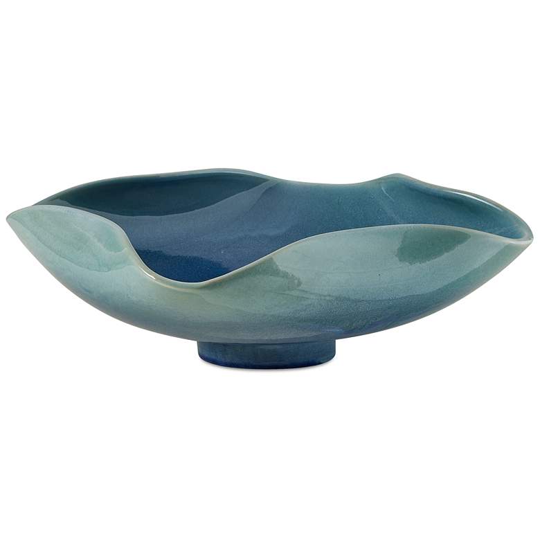 Image 1 Uttermost Blue Lagoon Indoor-Outdoor Bowl