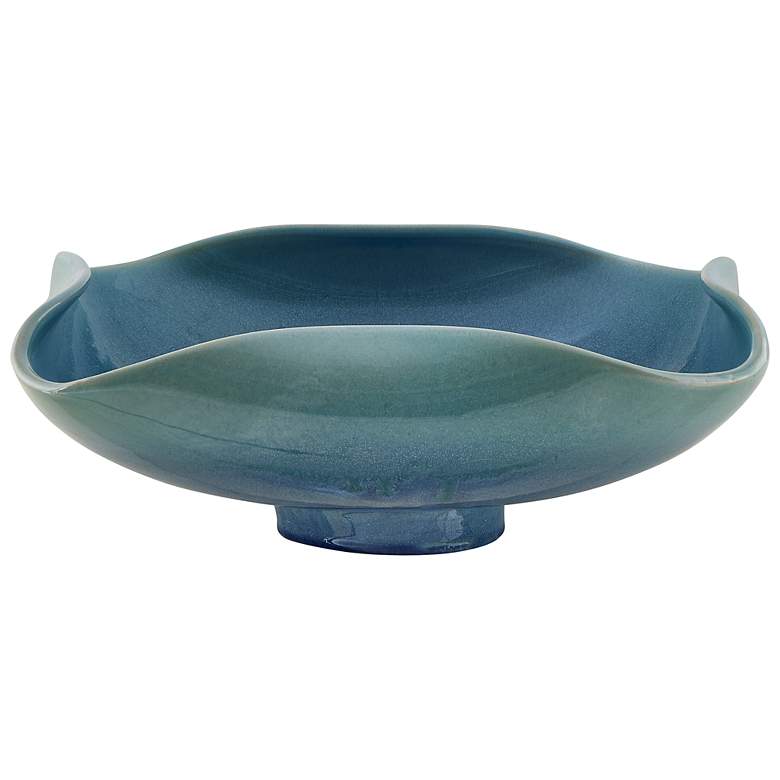 Image 5 Uttermost Blue Lagoon Indoor-Outdoor Bowl more views