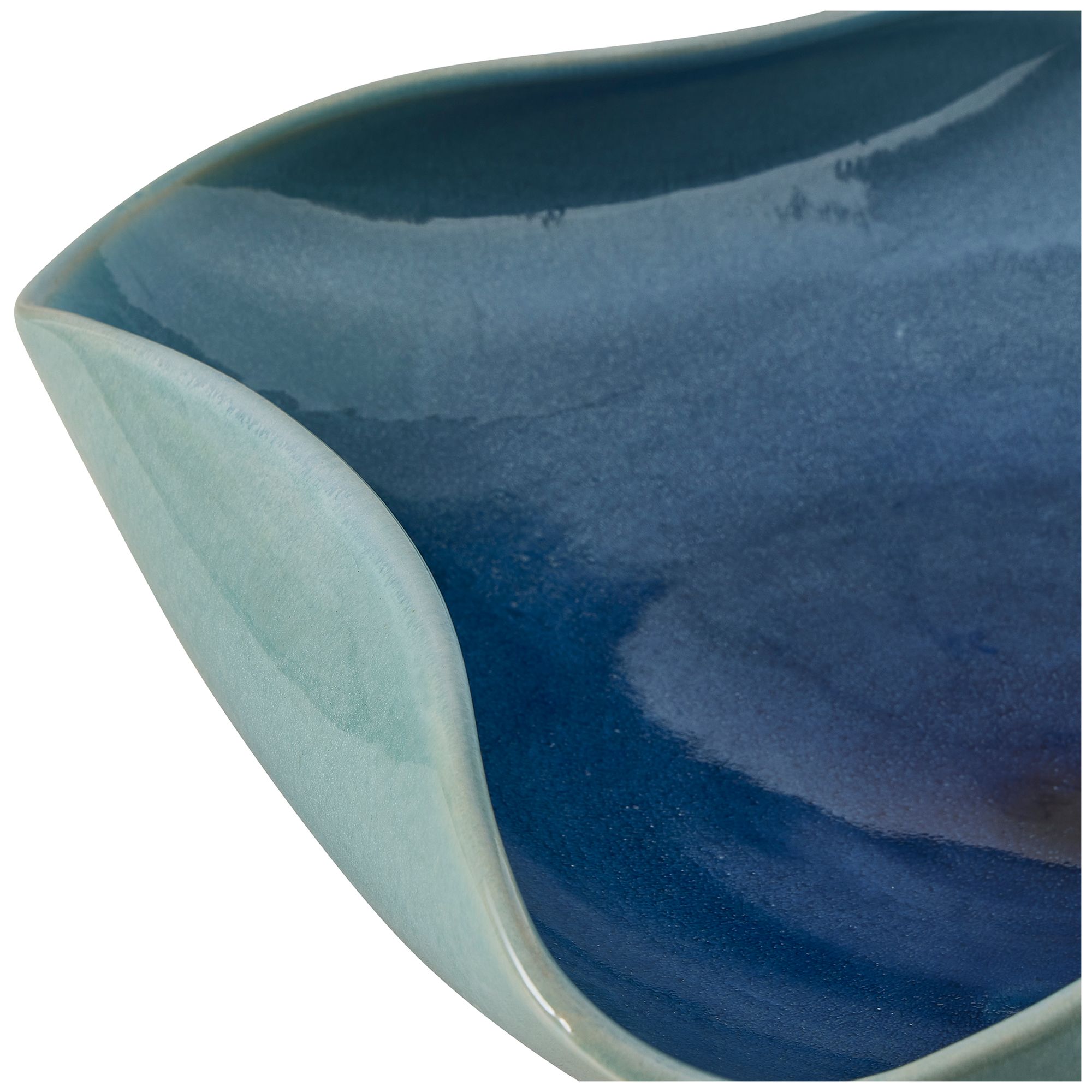 Image 7 Uttermost Blue Lagoon Indoor-Outdoor Bowl more views