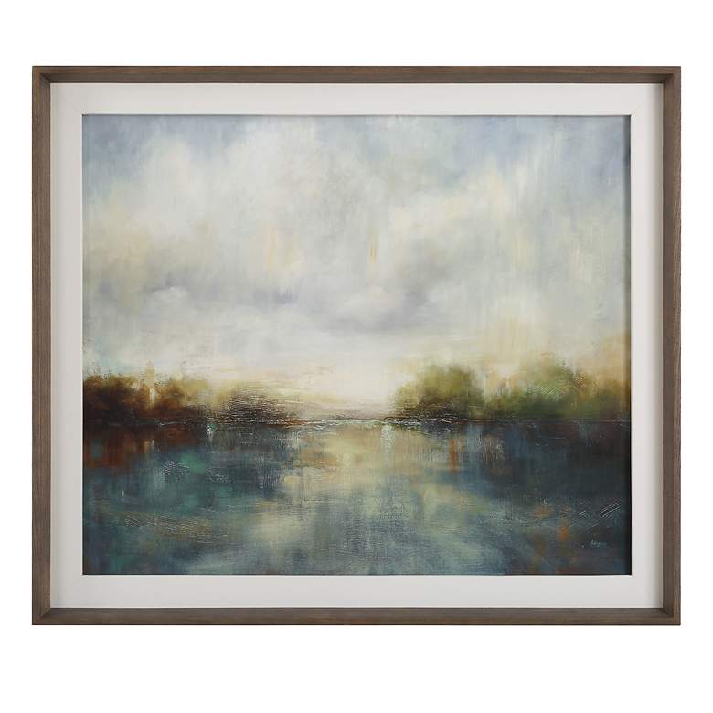 Image 2 Uttermost Blue Reverie 41 3/4" x 35 3/4" Framed Print