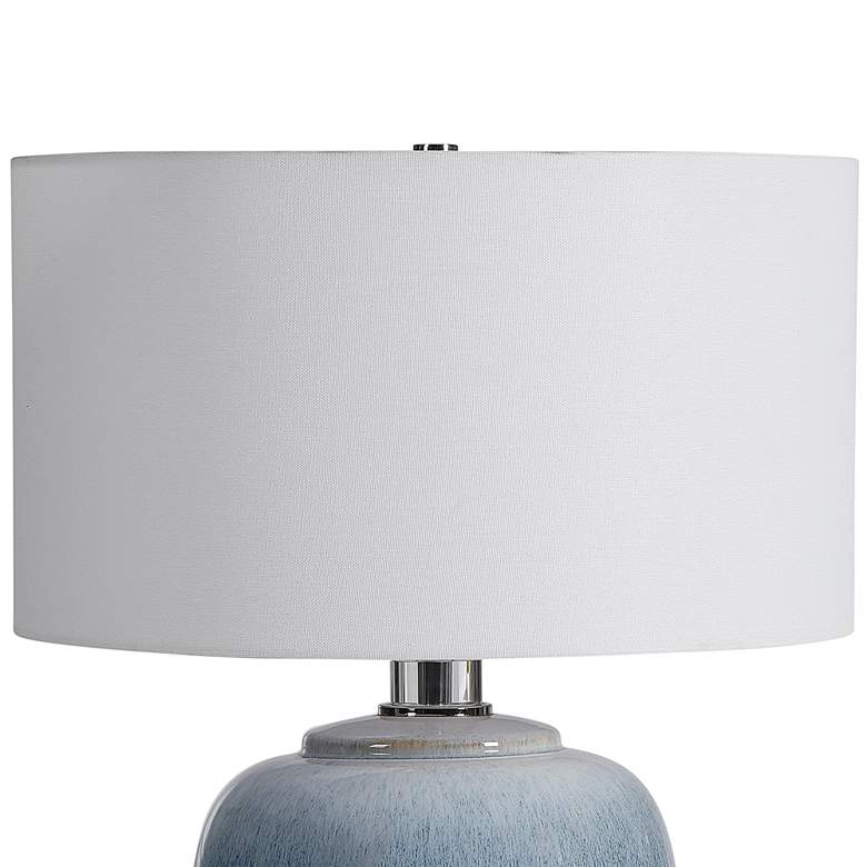 Image 3 Uttermost Blue Waters 26 1/2" High Ombre Light Blue Ceramic Table Lamp more views