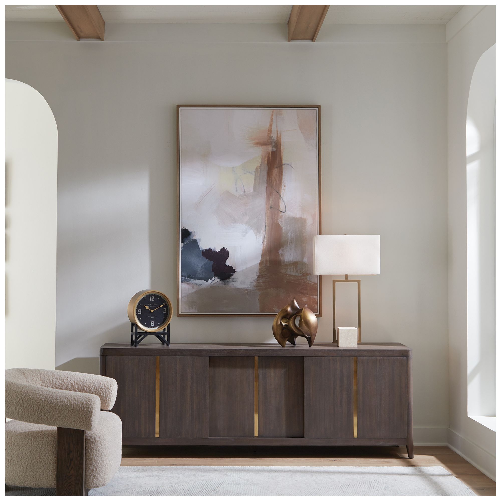 Image 3 Uttermost Bluster 62.7" x 42.7" Framed Canvas Wall Art more views