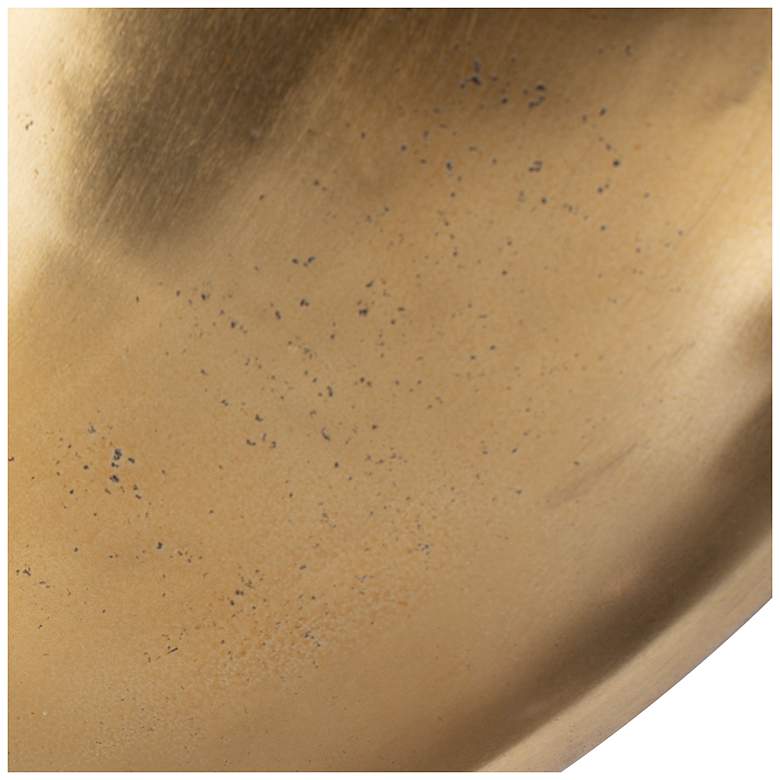 Image 4 Uttermost Bombay 31.5" Gold Indoor-Outdoor Metal Wall Decor more views