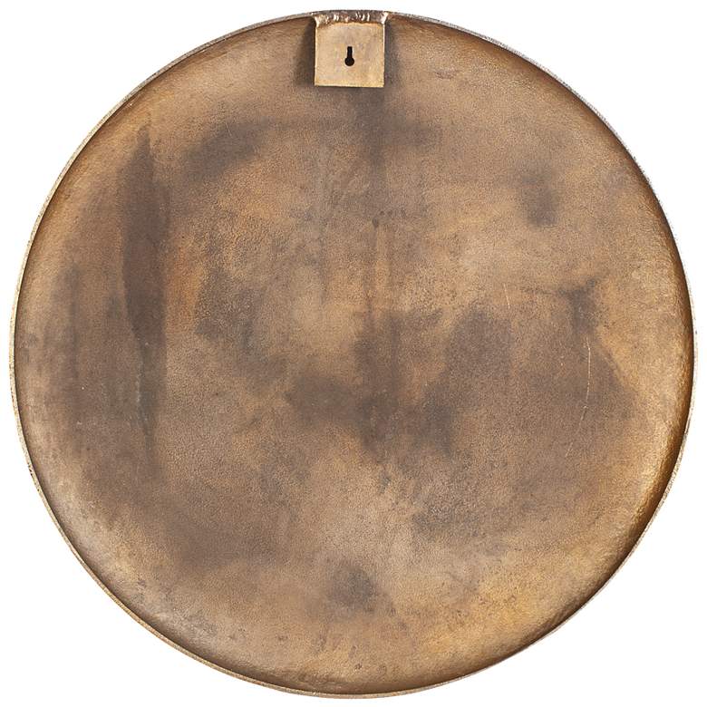 Image 5 Uttermost Bombay 31.5" Gold Indoor-Outdoor Metal Wall Decor more views