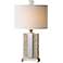 Uttermost Bonea 29" Modern Stone Ivory Table Lamp