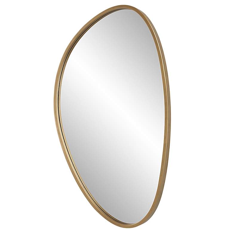 Image 4 Uttermost Boomerang Aged Gold 20 1/4" x 36" Wall Mirror more views