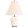 Uttermost Bora 17 1/2" Matte White Ceramic Accent Lamp