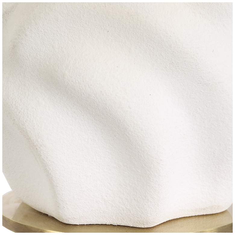 Image 5 Uttermost Bora 17 1/2" Matte White Ceramic Accent Lamp more views