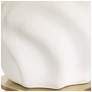 5_Uttermost Bora 17 1/2" Matte White Ceramic Accent Lamp more views