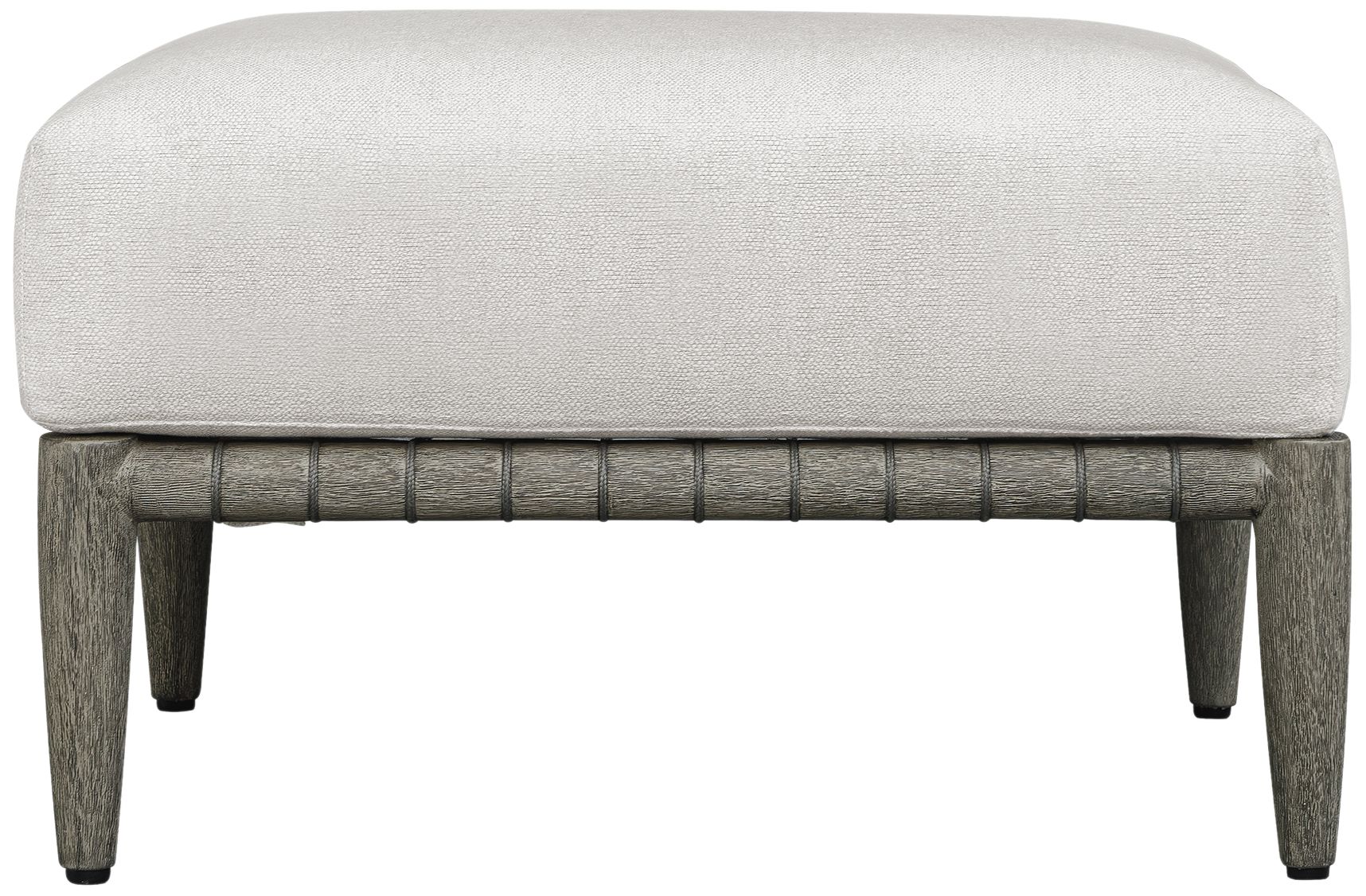 Image 2 Uttermost Borneo 26" Wide Dark Gray Outdoor Ottoman
