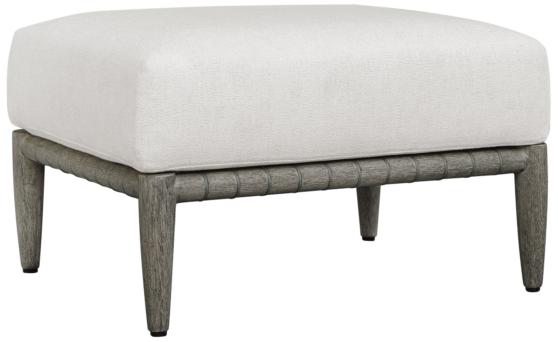 Image 4 Uttermost Borneo 26" Wide Dark Gray Outdoor Ottoman more views
