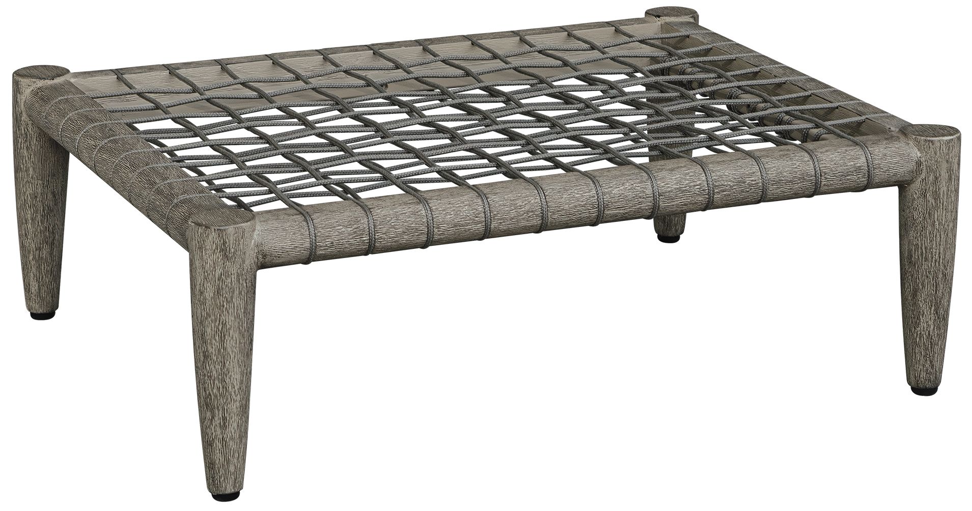 Image 5 Uttermost Borneo 26" Wide Dark Gray Outdoor Ottoman more views