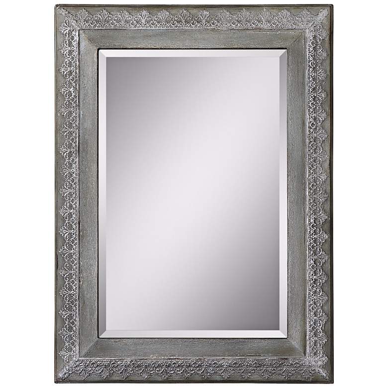 Image 1 Uttermost Borrello 39 inch High Framed Wall Mirror