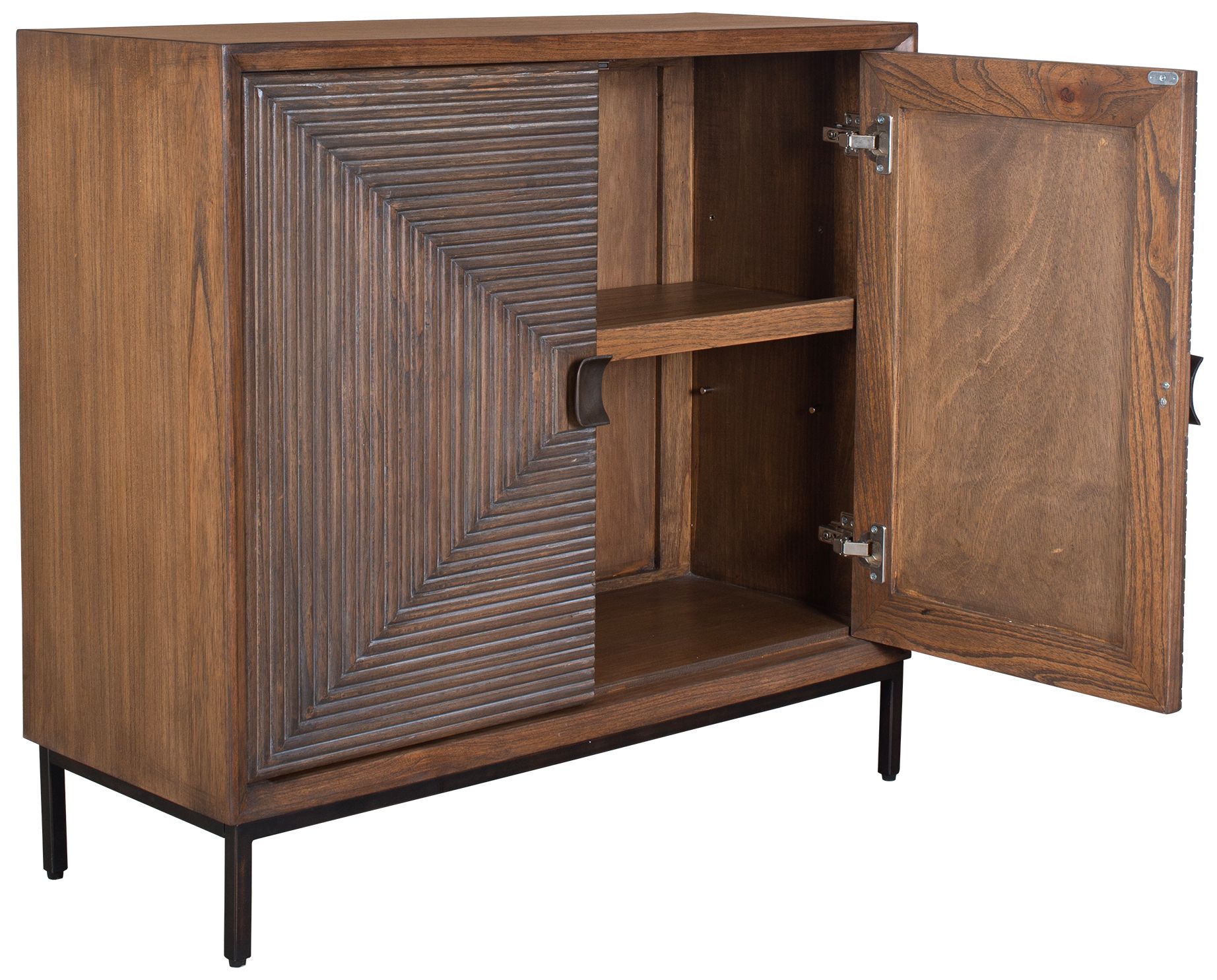 Image 3 Uttermost Bottom Line 2 Door Wood Cabinet more views