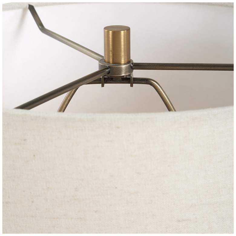 Image 4 Uttermost Bower 34 1/2" Matte Black Ceramic Table Lamp more views