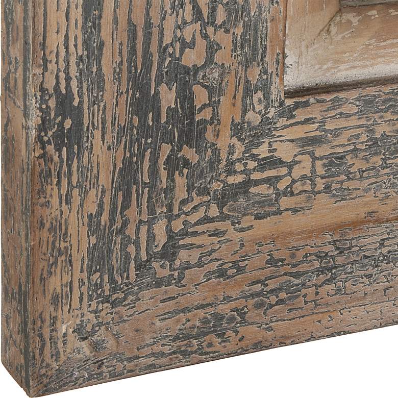 Image 4 Uttermost Bozeman 38" High Slate Blue Wall Mirror more views
