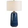 2_Uttermost Brae 31 1/2" Deep Blue Ceramic Table Lamp