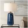 Thumbnail1 of Uttermost Brae 31 1/2" Deep Blue Ceramic Table Lamp