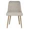 Uttermost Bramwell 20 1/2" Wide Taupe Polyester Fabric Dining Chair