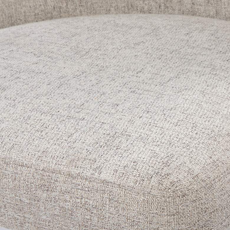 Image 7 Uttermost Bramwell Taupe Polyester Fabric Dining Chair more views