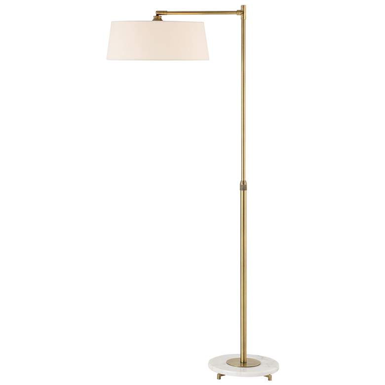 Image 1 Uttermost Branch Out 66 1/2 inch Offset Arm Brushed Brass Floor Lamp