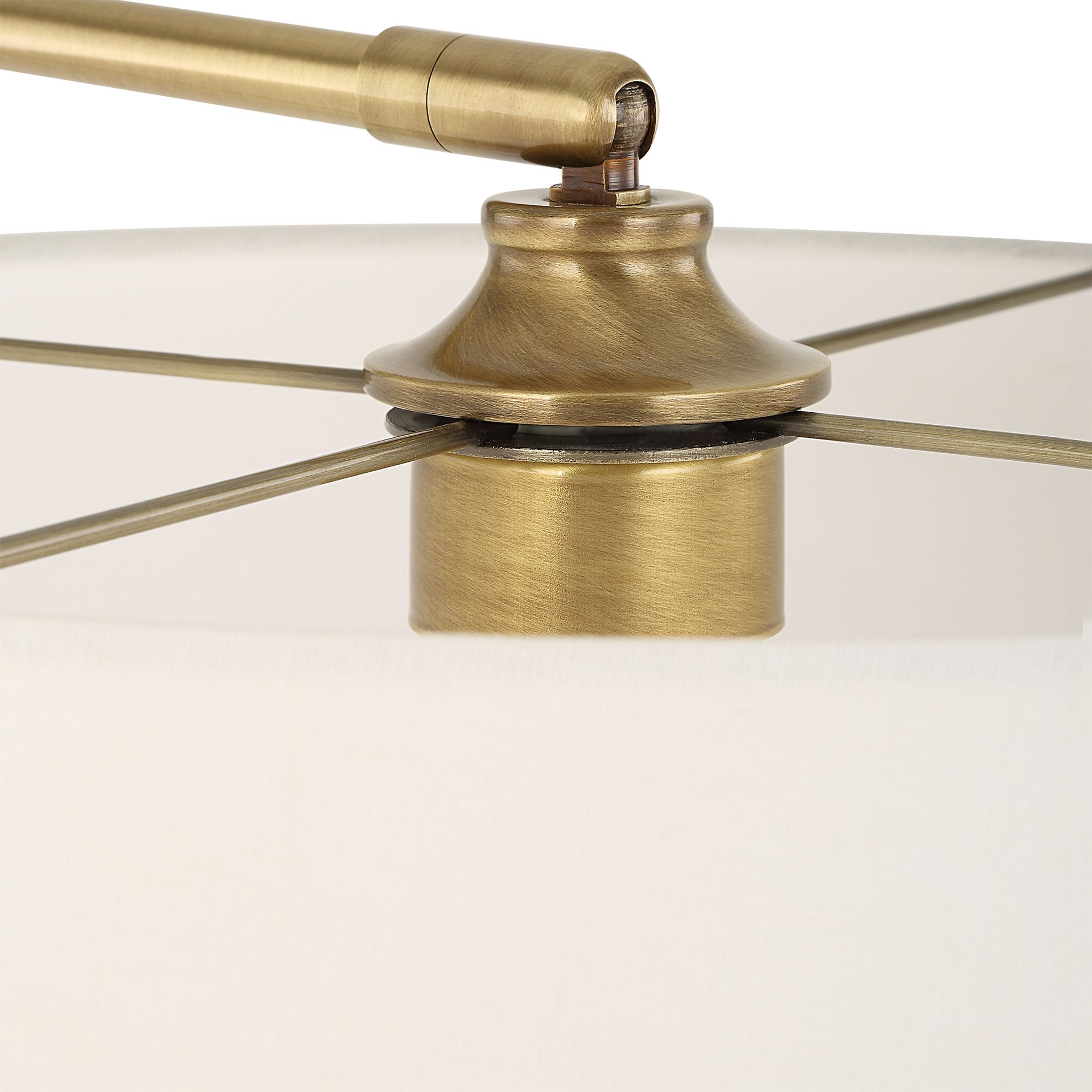 Image 7 Uttermost Branch Out 66 1/2" Offset Arm Brushed Brass Floor Lamp more views