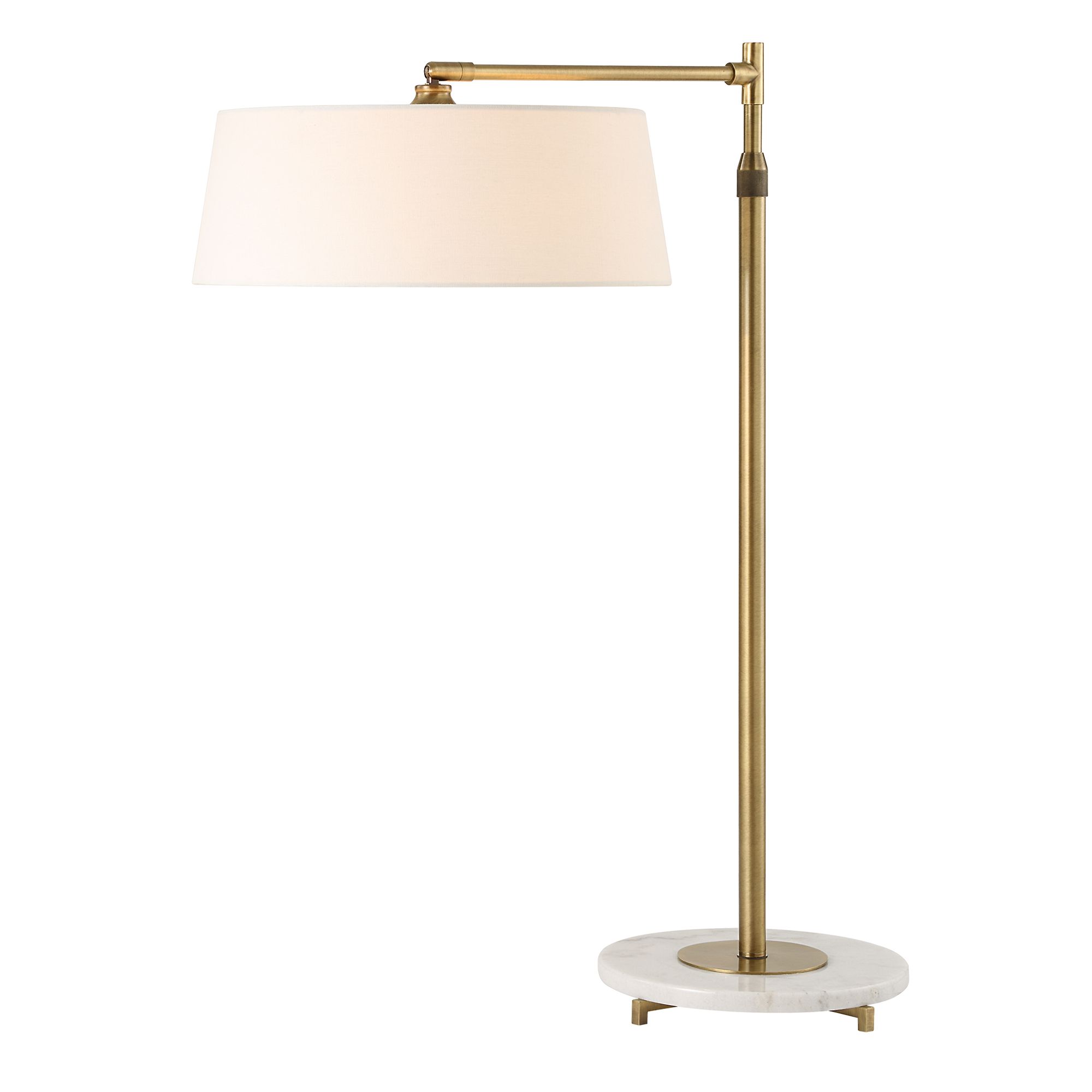 Uttermost Branch Out 66 1/2" Offset Arm Brushed Brass Floor Lamp