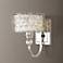 Uttermost Brandon 1 Lt. Silver Champagne Shade Wall Sconce
