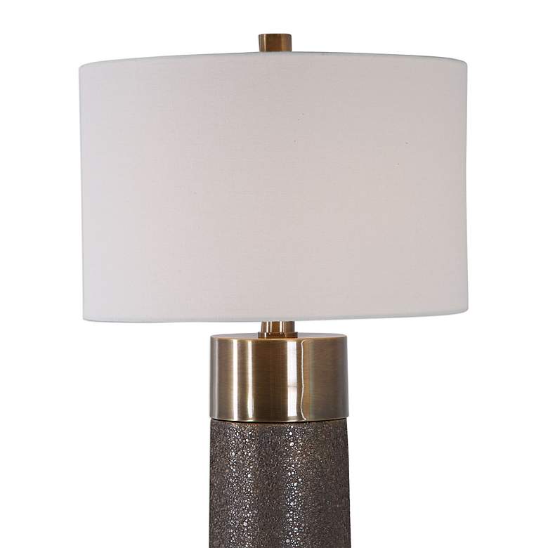 Image 5 Uttermost Brannock 31 1/4" Metallic Golden Bronze Ceramic Table Lamp more views