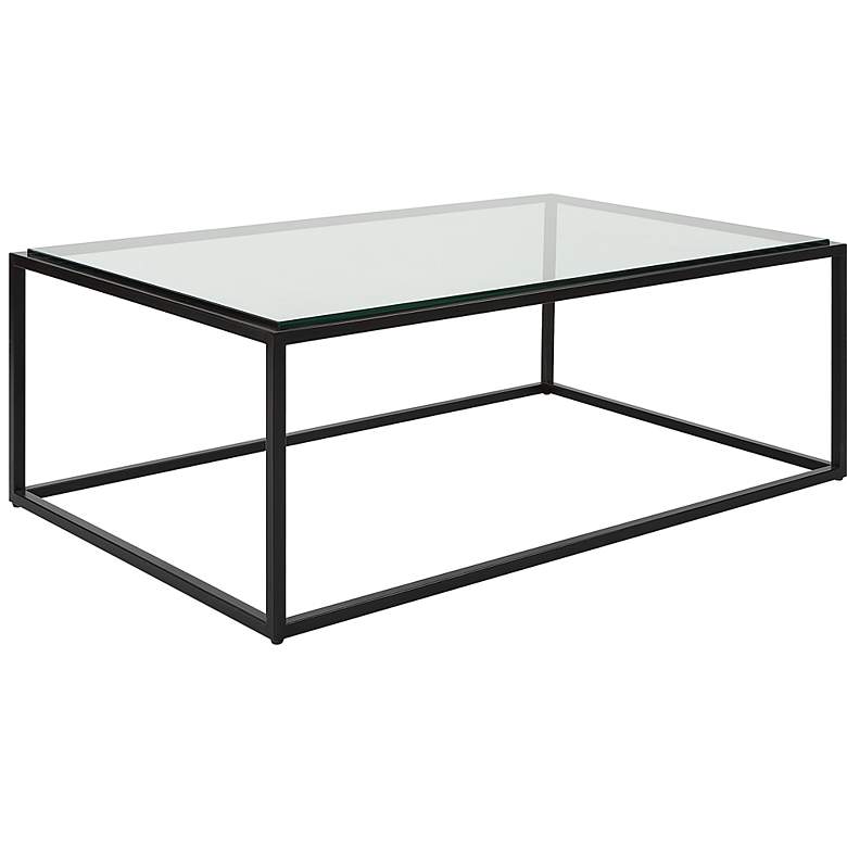 Image 3 Uttermost Bravura 48" L x 16.75" H Black Coffee Table more views