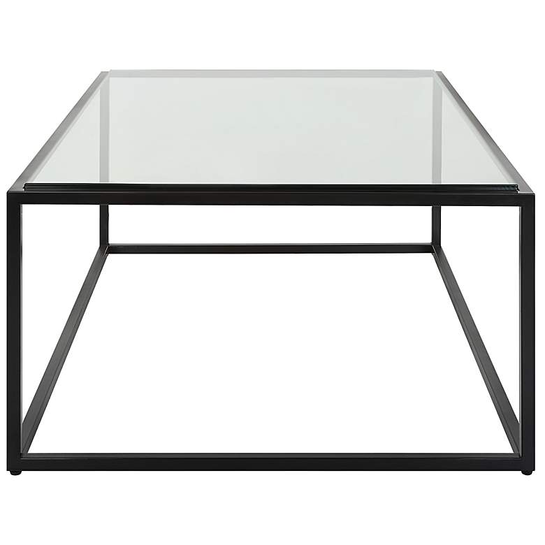 Image 4 Uttermost Bravura 48" L x 16.75" H Black Coffee Table more views