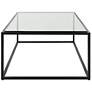 4_Uttermost Bravura 48" L x 16.75" H Black Coffee Table more views