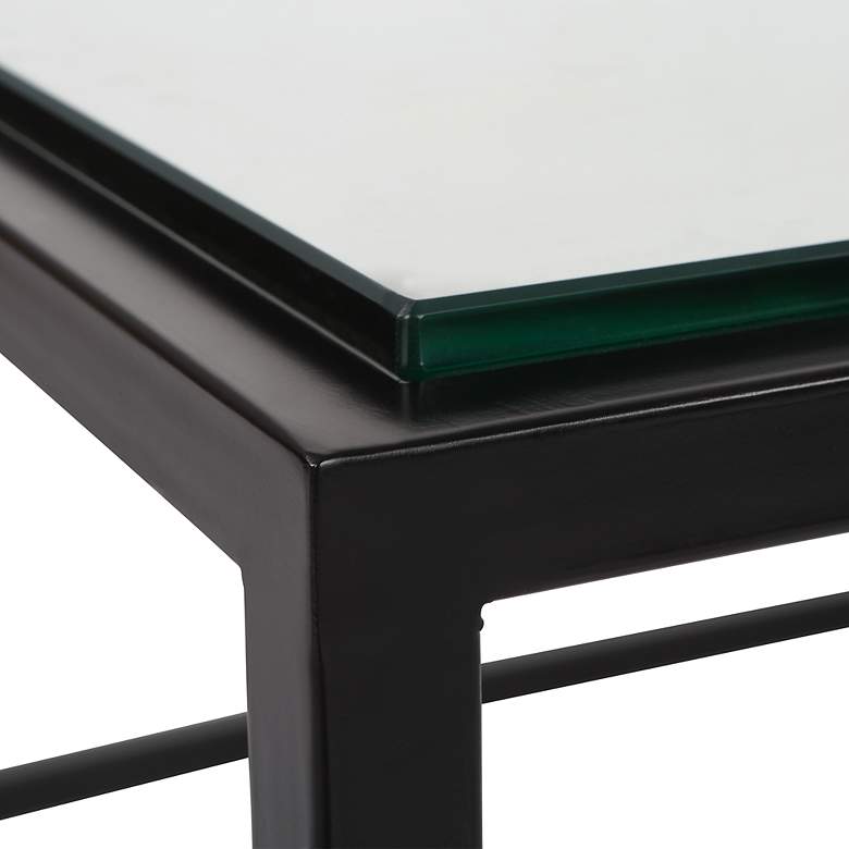 Image 5 Uttermost Bravura 48" L x 16.75" H Black Coffee Table more views