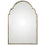 2_Uttermost Brayden Petit Silver 20 1/4" x 30 1/4" Arch Wall Mirror