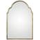 Uttermost Brayden Petit Silver 20 1/4" x 30 1/4" Arch Wall Mirror