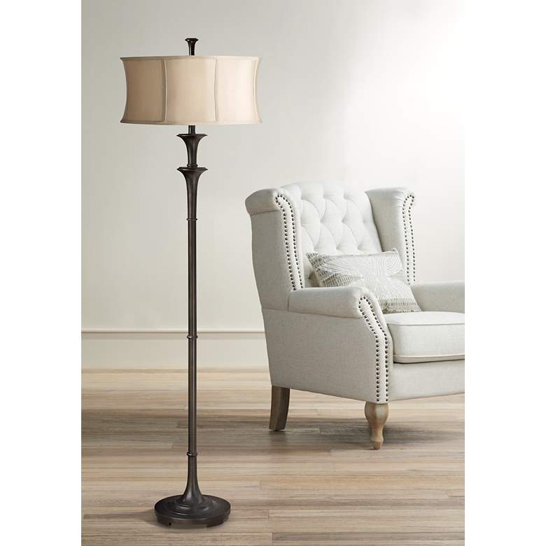 Image 1 Uttermost Brazoria 70" Traditional Oil Rubbed Bronze Floor Lamp