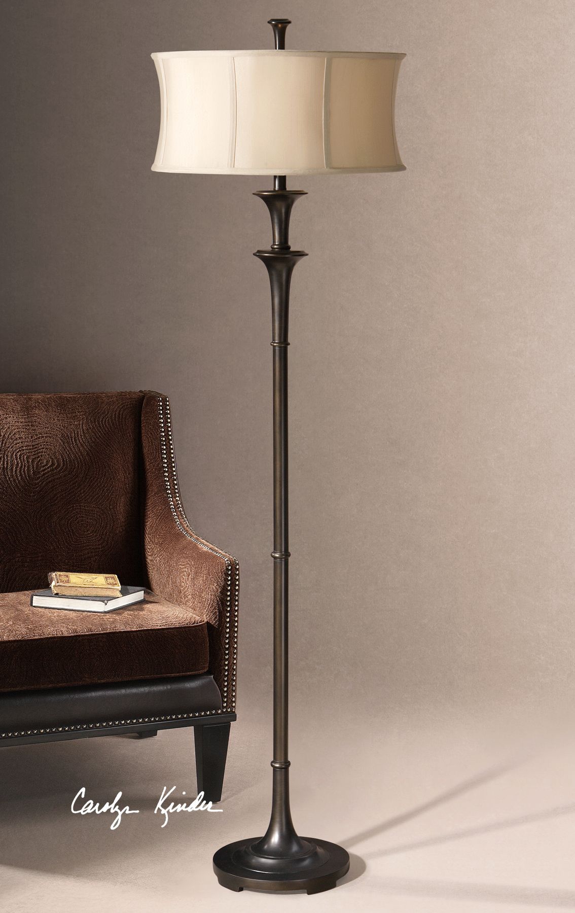 Image 4 Uttermost Brazoria 70" Traditional Oil Rubbed Bronze Floor Lamp more views