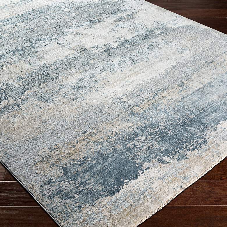 Image 4 Uttermost Bremen 71507 5'x7'6" Sage and Light Gray Area Rug more views