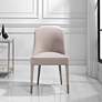 3_Uttermost Brie Armless Set of 2 Champagne Chairs more views