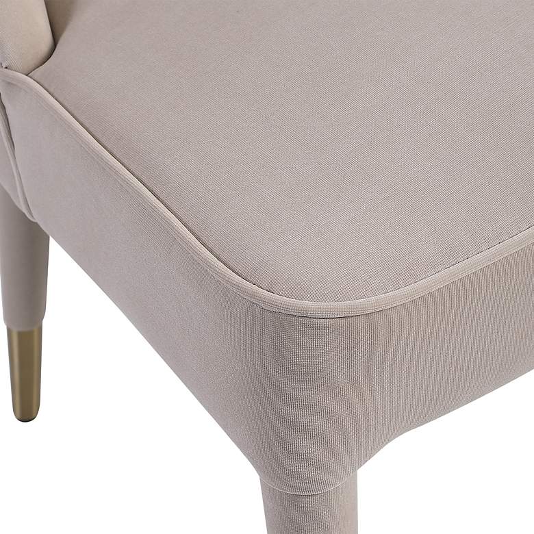Image 7 Uttermost Brie Armless Set of 2 Champagne Chairs more views
