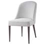 3_Uttermost Brie White Fabric Armless Dining Chairs Set of 2 more views