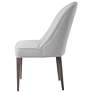5_Uttermost Brie White Fabric Armless Dining Chairs Set of 2 more views
