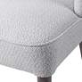 6_Uttermost Brie White Fabric Armless Dining Chairs Set of 2 more views