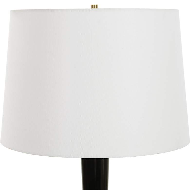 Image 5 Uttermost Brielle 35" High Modern Black Ceramic Table Lamp more views