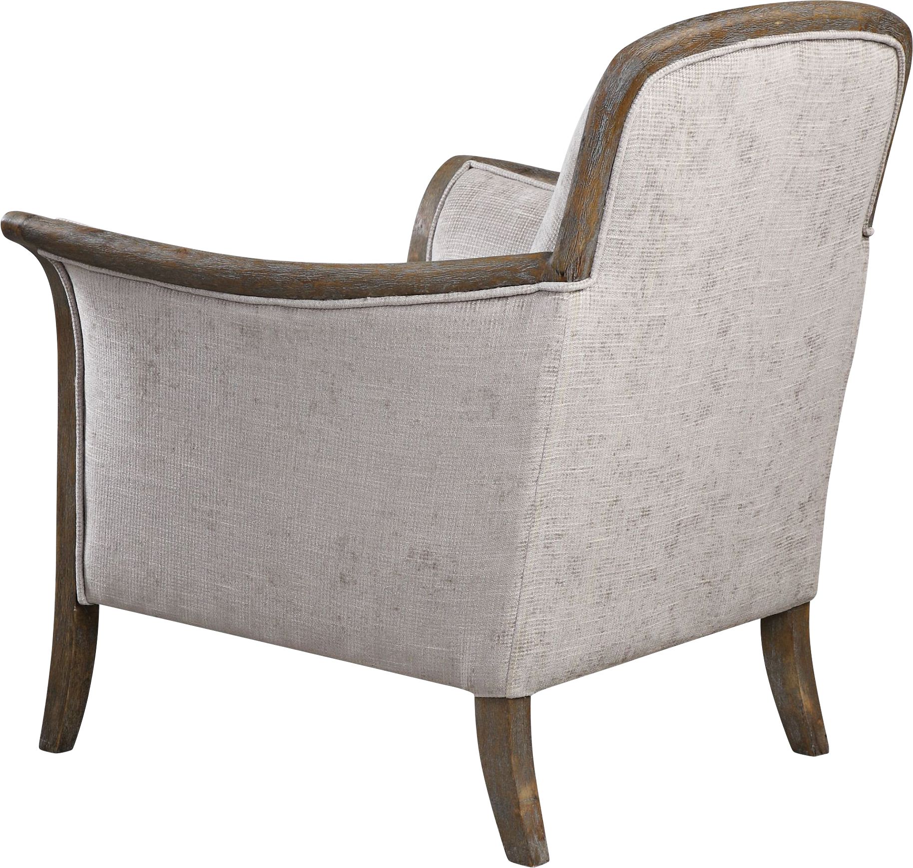 Uttermost Brittoney Taupe and Stone Accent Armchair