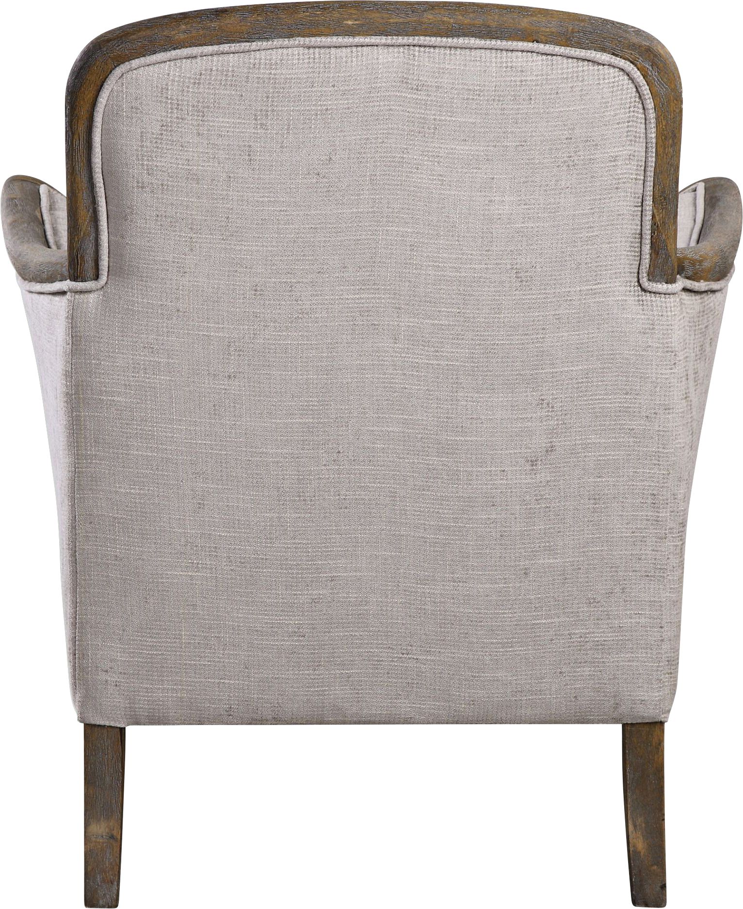 Uttermost Brittoney Taupe and Stone Accent Armchair